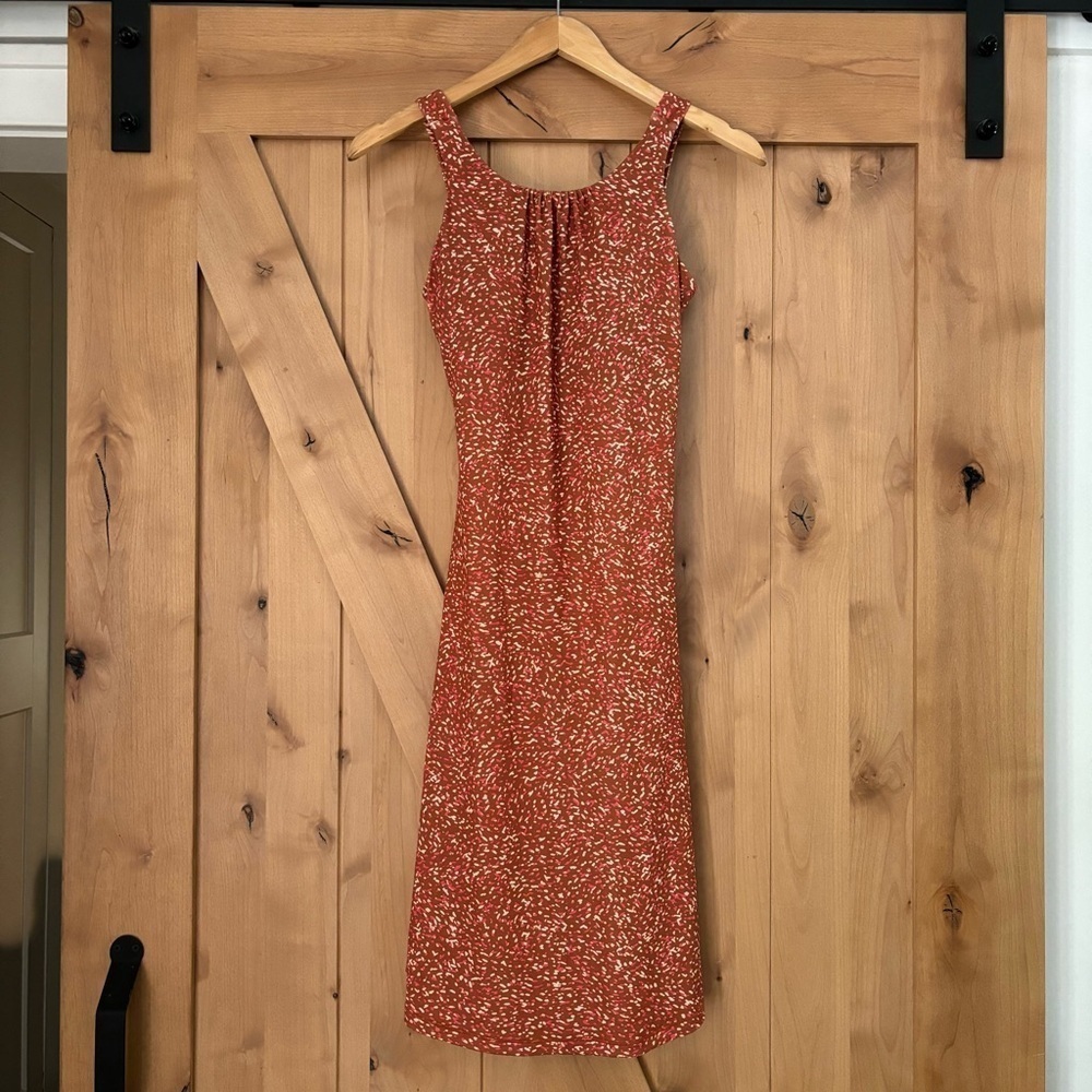 PRANA Skypath Dress Rust Orange Size Small Hiking Outdoors Camping Travel